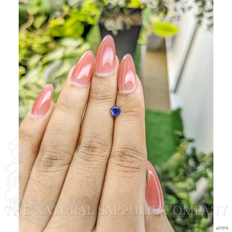 0.50 Ct. Blue Sapphire from Ceylon (Sri Lanka)