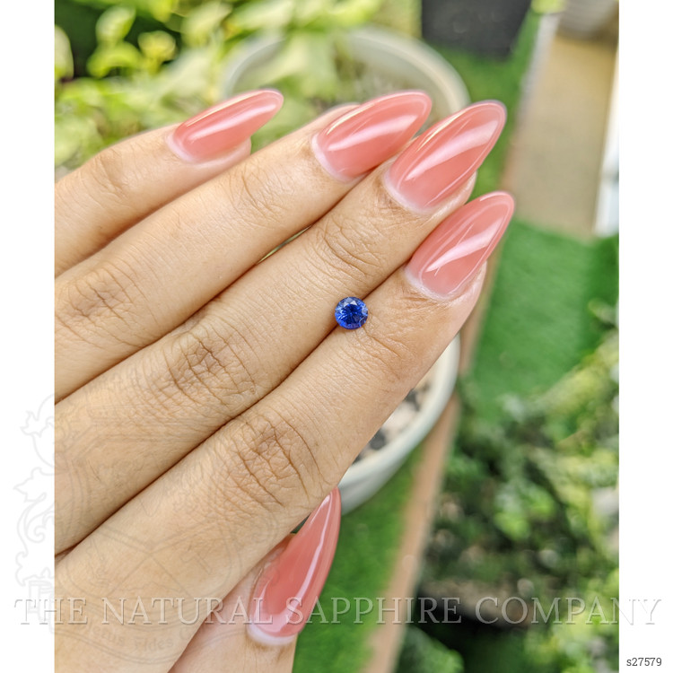 0.50 Ct. Blue Sapphire from Ceylon (Sri Lanka)