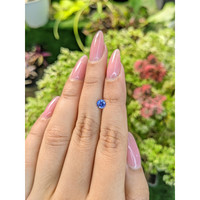 0.65 Ct. Blue Sapphire from Ceylon (Sri Lanka) Life Style