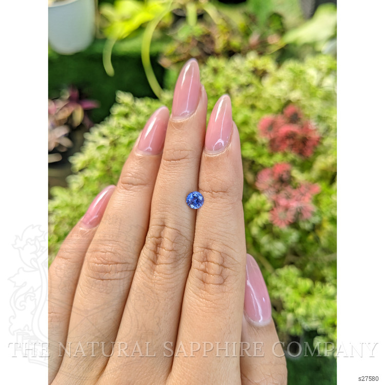 0.65 Ct. Blue Sapphire from Ceylon (Sri Lanka)