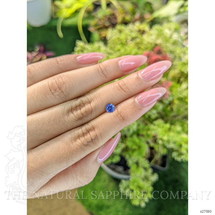 0.65 Ct. Blue Sapphire from Ceylon (Sri Lanka)