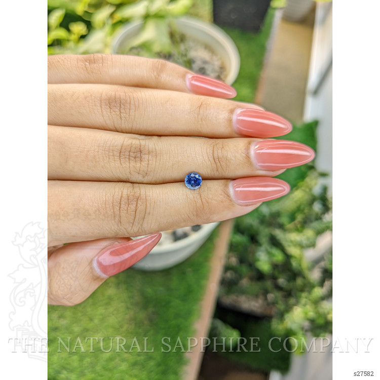 0.70 Ct. Blue Sapphire from Ceylon (Sri Lanka)
