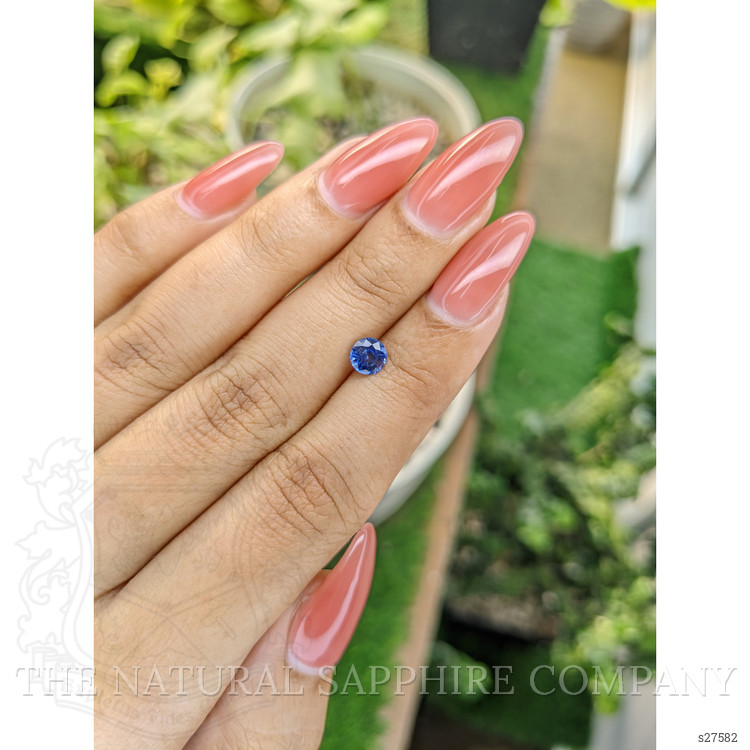 0.70 Ct. Blue Sapphire from Ceylon (Sri Lanka)