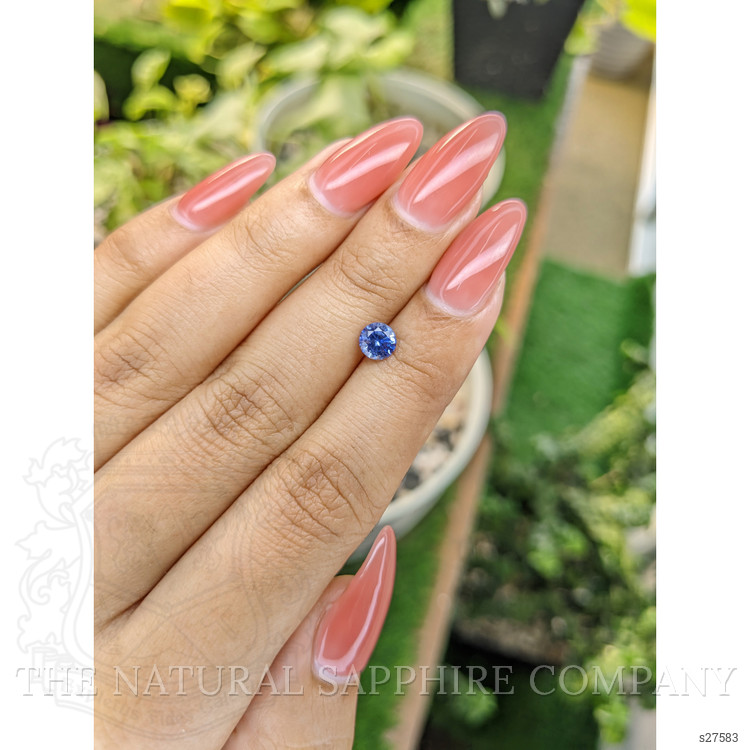 0.70 Ct. Blue Sapphire from Ceylon (Sri Lanka)