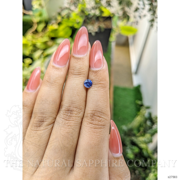 0.70 Ct. Blue Sapphire from Ceylon (Sri Lanka)