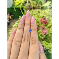 0.64 Ct. Blue Sapphire from Ceylon (Sri Lanka) Life Style