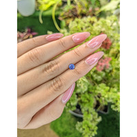 0.64 Ct. Blue Sapphire from Ceylon (Sri Lanka) Life Style