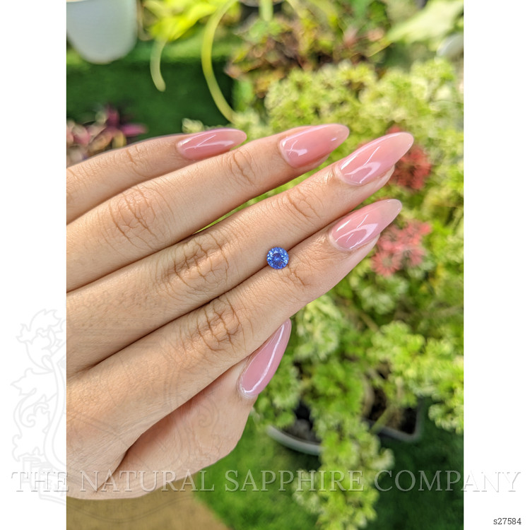 0.64 Ct. Blue Sapphire from Ceylon (Sri Lanka)