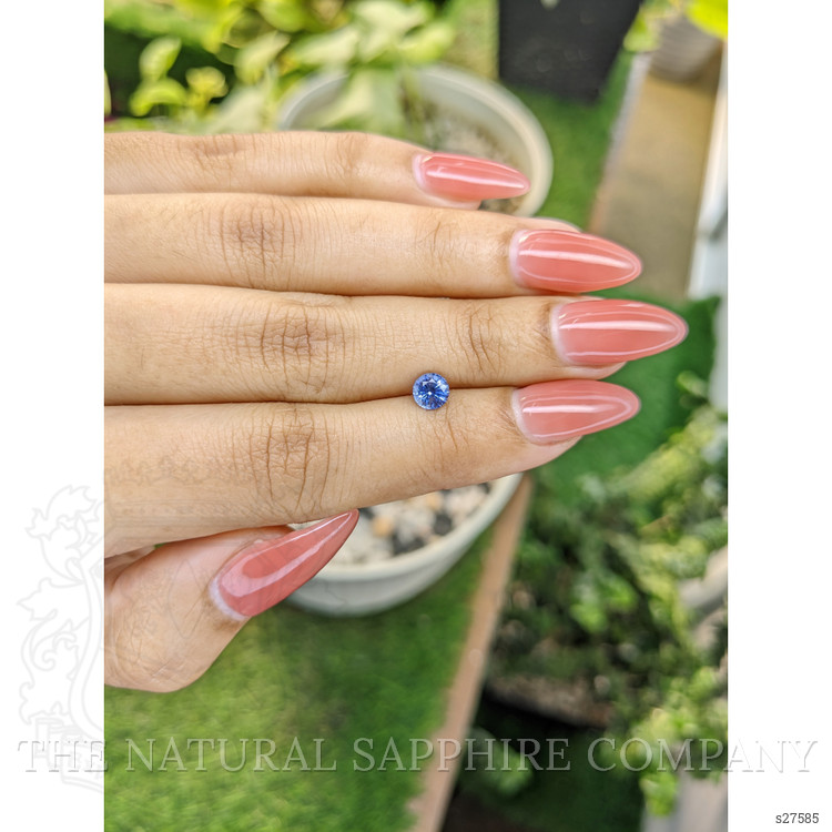 0.70 Ct. Blue Sapphire from Ceylon (Sri Lanka)