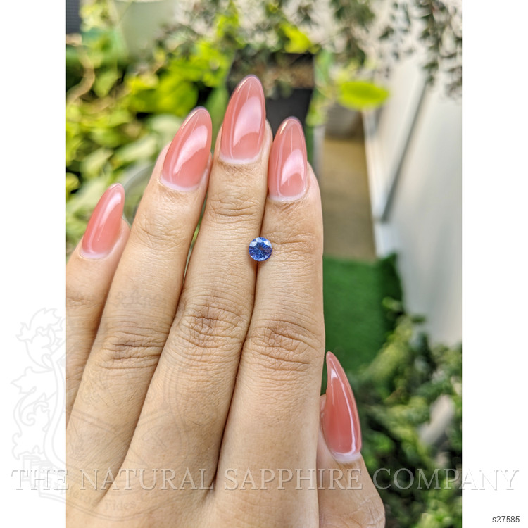0.70 Ct. Blue Sapphire from Ceylon (Sri Lanka)