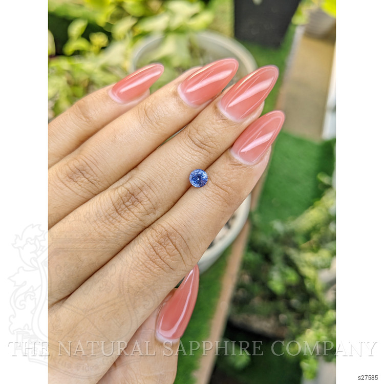 0.70 Ct. Blue Sapphire from Ceylon (Sri Lanka)