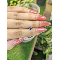 0.54 Ct. Blue Sapphire from Ceylon (Sri Lanka) Life Style