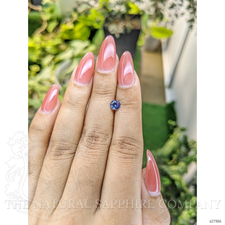 0.54 Ct. Blue Sapphire from Ceylon (Sri Lanka)