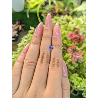 0.58 Ct. Blue Sapphire from Ceylon (Sri Lanka) Life Style