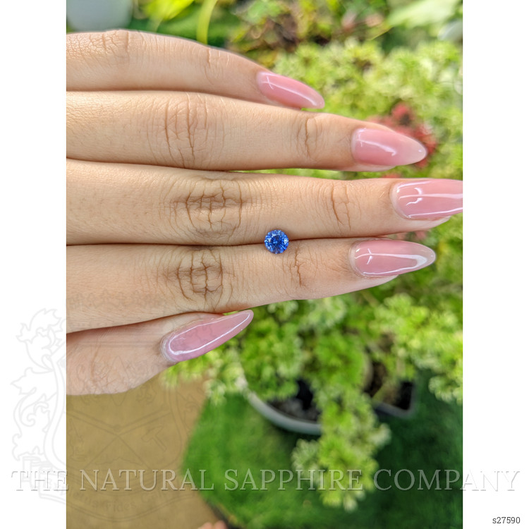 0.64 Ct. Blue Sapphire from Ceylon (Sri Lanka)