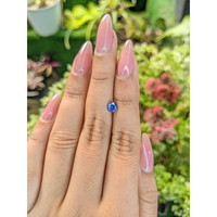 0.64 Ct. Blue Sapphire from Ceylon (Sri Lanka) Life Style