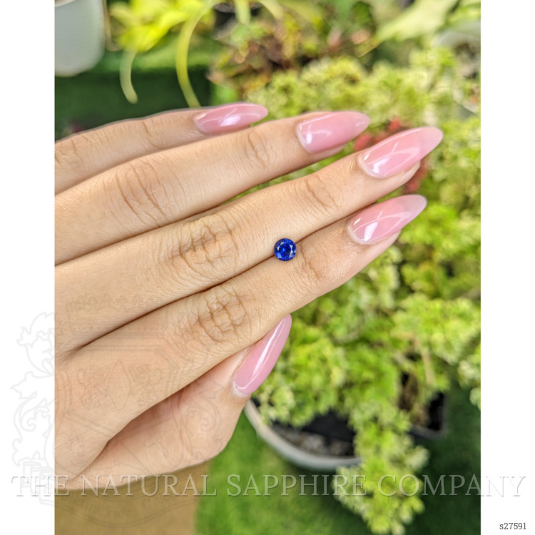 0.55 Ct. Blue Sapphire from Ceylon (Sri Lanka)
