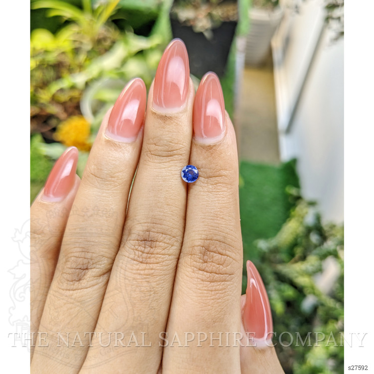 0.46 Ct. Blue Sapphire from Ceylon (Sri Lanka)