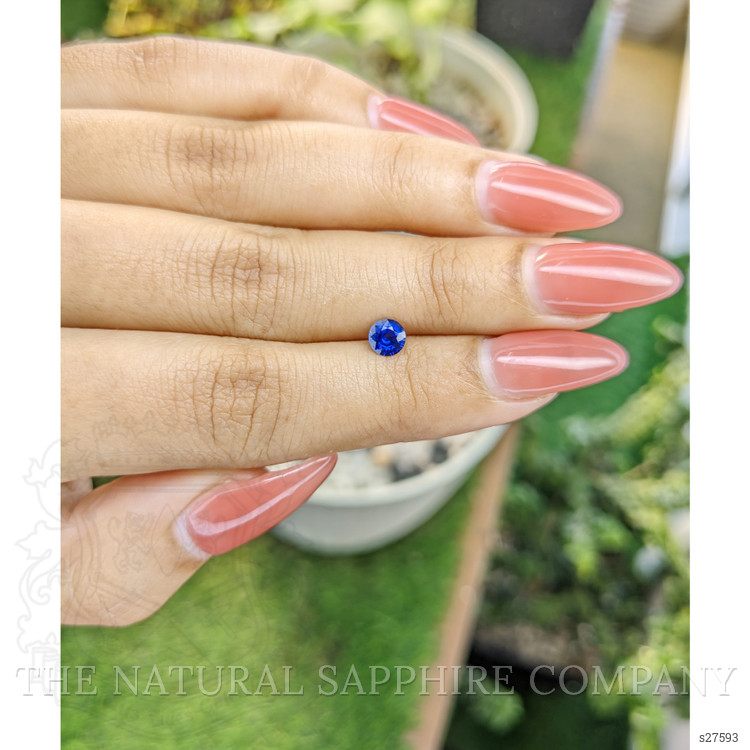 0.48 Ct. Blue Sapphire from Ceylon (Sri Lanka)