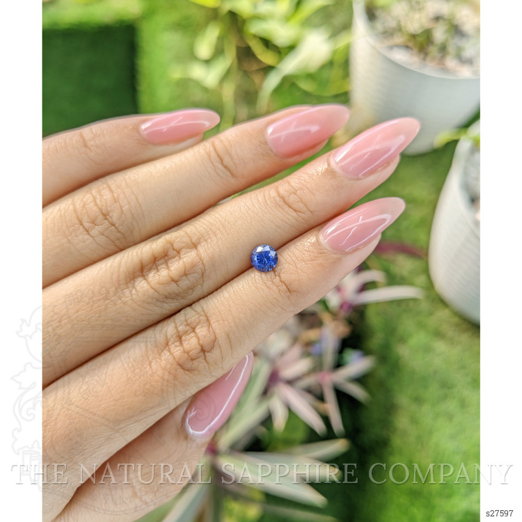 0.86 Ct. Blue Sapphire from Ceylon (Sri Lanka)