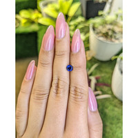0.68 Ct. Blue Sapphire from Ceylon (Sri Lanka) Life Style