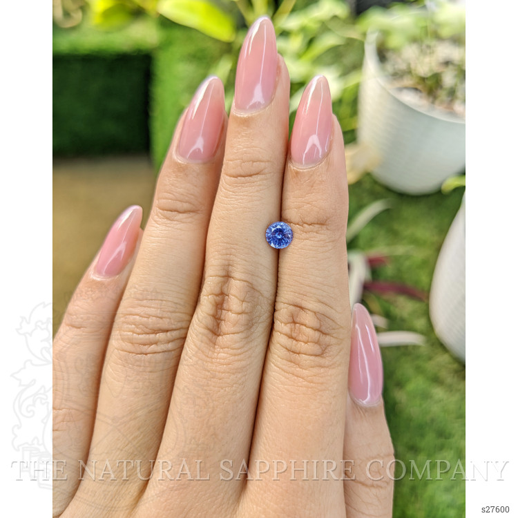 0.72 Ct. Blue Sapphire from Ceylon (Sri Lanka)