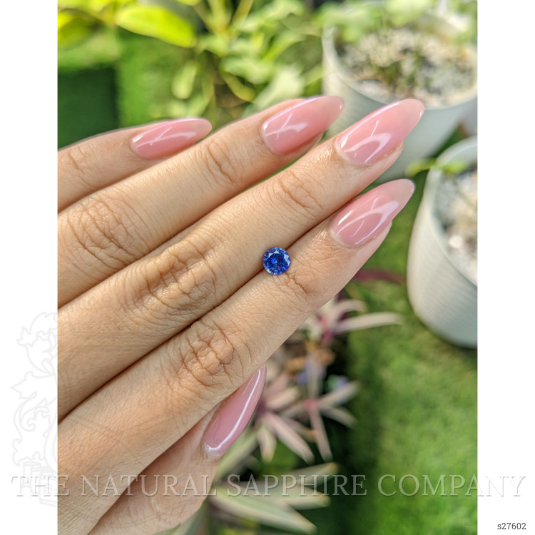 0.64 Ct. Blue Sapphire from Ceylon (Sri Lanka)