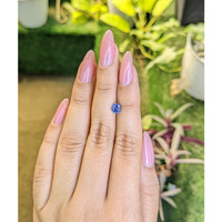 0.75 Ct. Blue Sapphire from Ceylon (Sri Lanka) Life Style