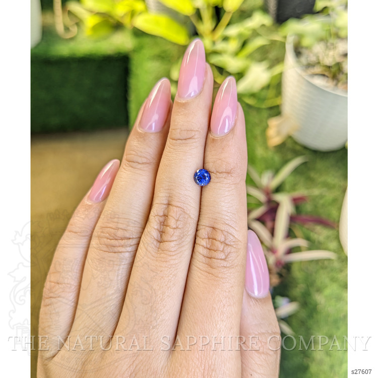0.69 Ct. Blue Sapphire from Ceylon (Sri Lanka)