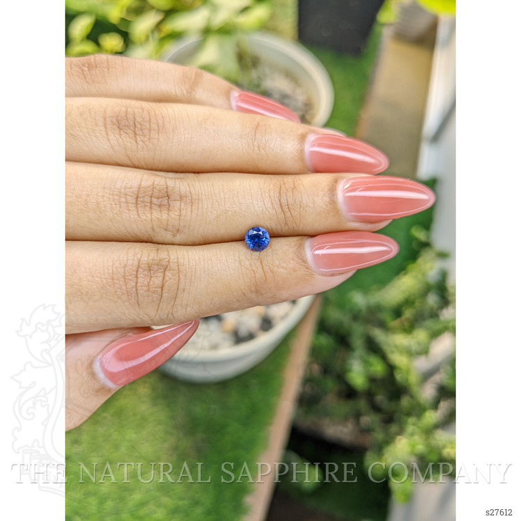 0.66 Ct. Blue Sapphire from Ceylon (Sri Lanka)