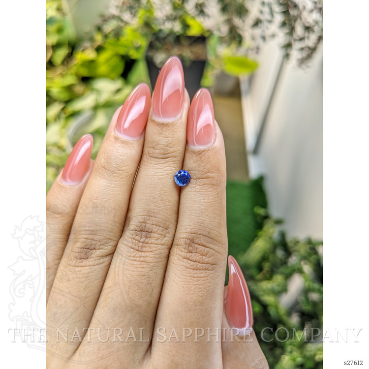 0.66 Ct. Blue Sapphire from Ceylon (Sri Lanka)