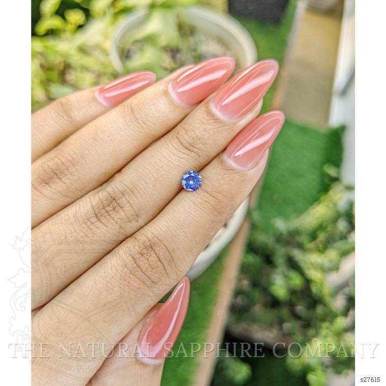 0.52 Ct. Blue Sapphire from Ceylon (Sri Lanka)