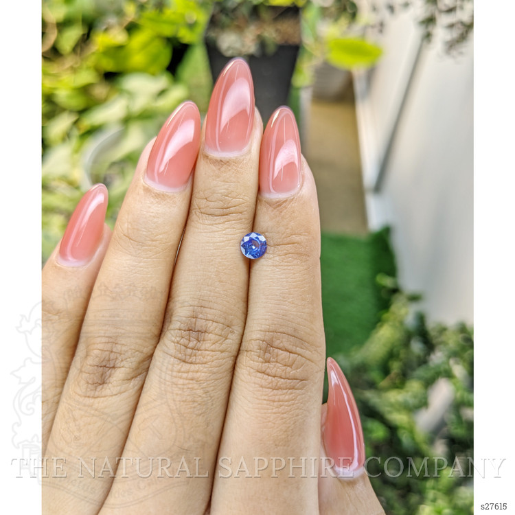 0.52 Ct. Blue Sapphire from Ceylon (Sri Lanka)