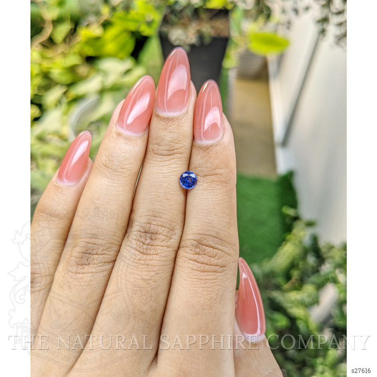 0.56 Ct. Blue Sapphire from Ceylon (Sri Lanka)