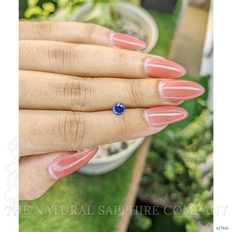 0.56 Ct. Blue Sapphire from Ceylon (Sri Lanka)
