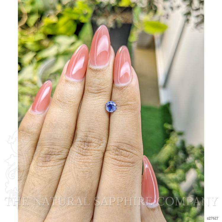 0.70 Ct. Blue Sapphire from Ceylon (Sri Lanka)