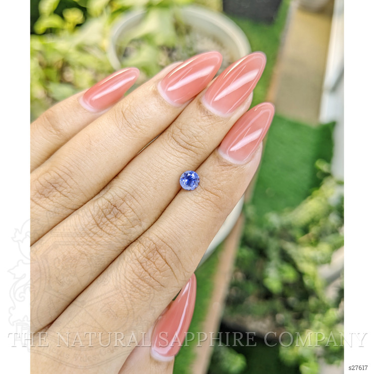 0.70 Ct. Blue Sapphire from Ceylon (Sri Lanka)