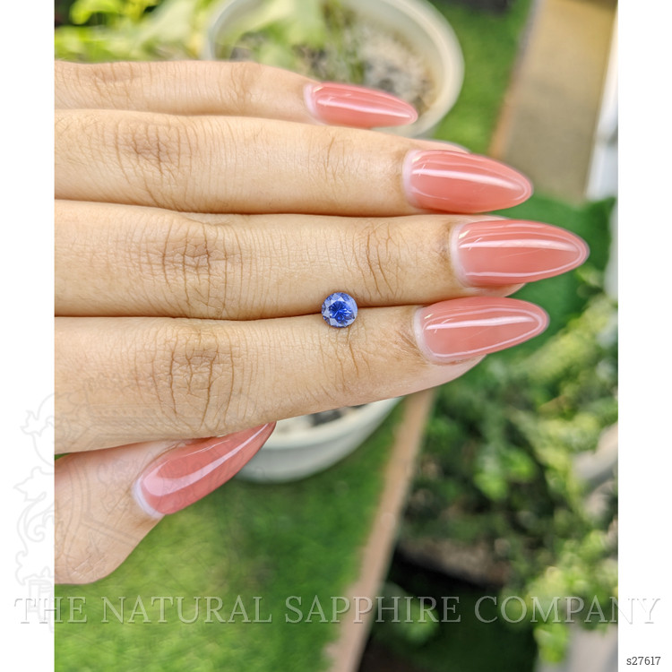 0.70 Ct. Blue Sapphire from Ceylon (Sri Lanka)