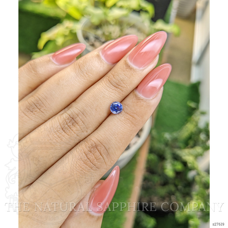 0.87 Ct. Blue Sapphire from Ceylon (Sri Lanka)