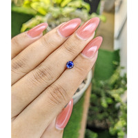 0.84 Ct. Blue Sapphire from Ceylon (Sri Lanka) Life Style