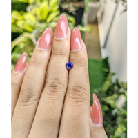 0.84 Ct. Blue Sapphire from Ceylon (Sri Lanka) Life Style