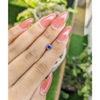 0.82 Ct. Blue Sapphire from Ceylon (Sri Lanka) Life Style