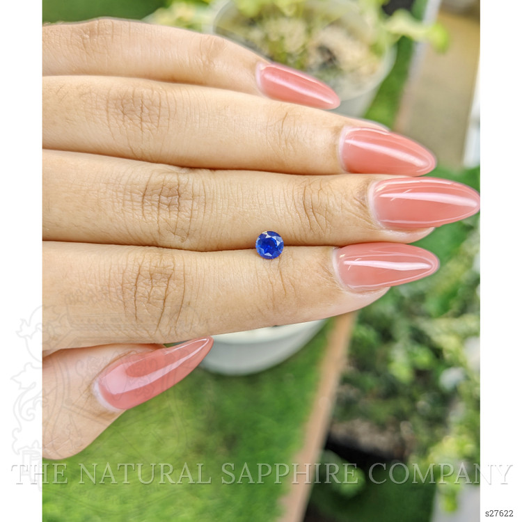 0.60 Ct. Blue Sapphire from Ceylon (Sri Lanka)
