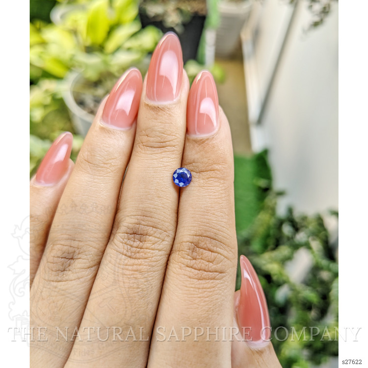 0.60 Ct. Blue Sapphire from Ceylon (Sri Lanka)
