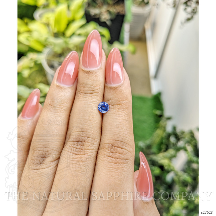 0.70 Ct. Blue Sapphire from Ceylon (Sri Lanka)