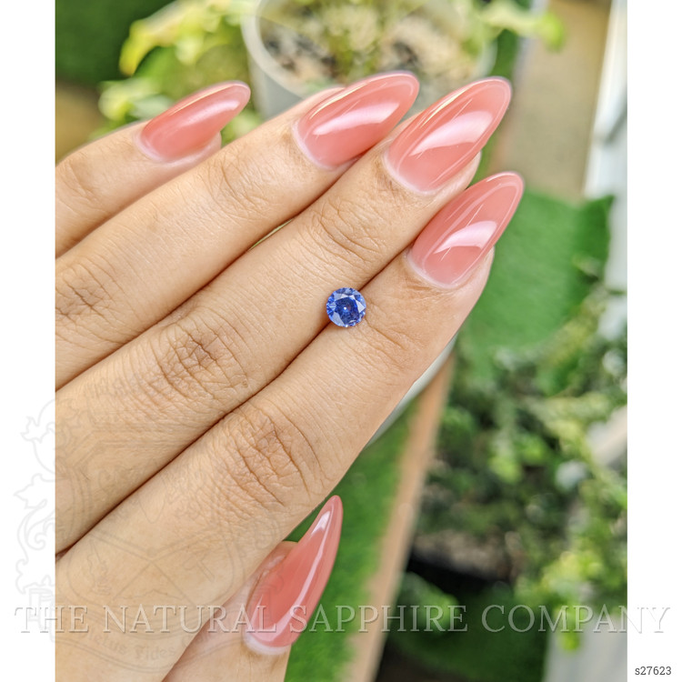 0.70 Ct. Blue Sapphire from Ceylon (Sri Lanka)