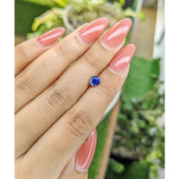 0.78 Ct. Blue Sapphire from Ceylon (Sri Lanka) Life Style