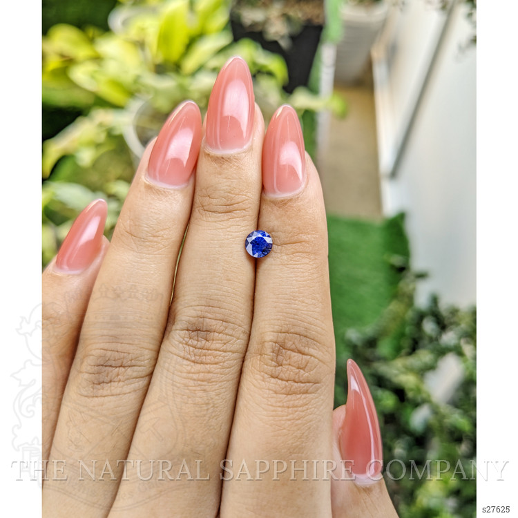 0.78 Ct. Blue Sapphire from Ceylon (Sri Lanka)