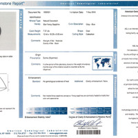7.21 Ct. Bluish Grey Star Sapphire from Burma (Myanmar) Scan Report