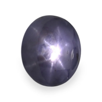 7.21 Ct. Bluish Grey Star Sapphire from Burma (Myanmar) Video